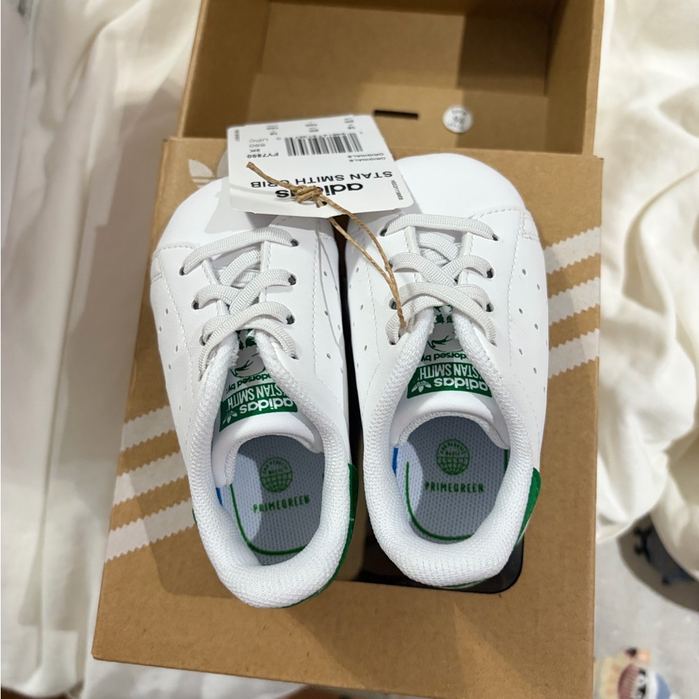 Adidas baby Stan Smith Sneakers running shoes 2K NWT